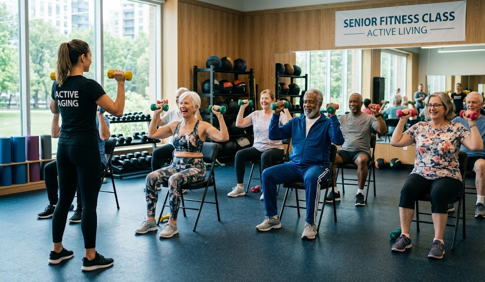 How Group Fitness Programs Encourage Active Aging